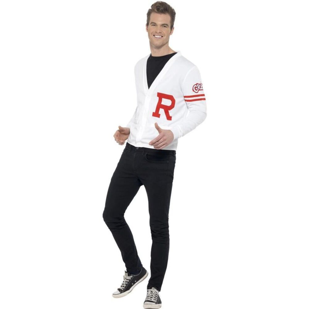 Grease Mens Rydell Prep Costume / White/Red